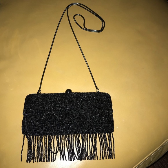 Nicole Miller beaded clutch purse - Picture 2 of 4